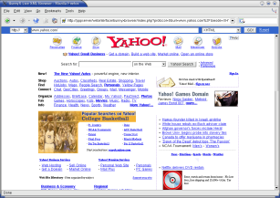 Yahoo.com converted to XHTML